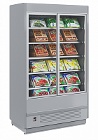 картинка Горка холодильная Полюс FC20-08 VL 1,0-1 (распашные двери стекл. низкотемп. фронт) интернет-магазин Хладекс