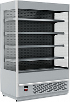 картинка Холодильная горка гастрономическая Carboma FC20-07 VM 1,0-2 (ночная шторка, 9006-9005) интернет-магазин Хладекс