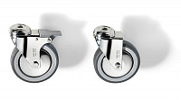 картинка Комплект RADAX ASRU01 из двух колес с тормозом и двух колес без тормоза для расстоечной камеры интернет-магазин Хладекс