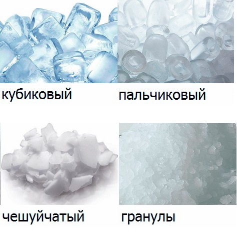 Как выбрать тип льда?