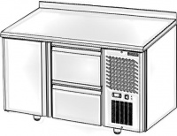 Стол холодильный Polair TM2GN-02-G