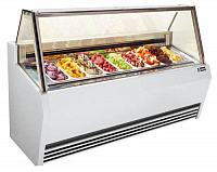 картинка Витрина для мороженого EasyBest BRIO 9, цвет белый RAL9010 интернет-магазин Хладекс