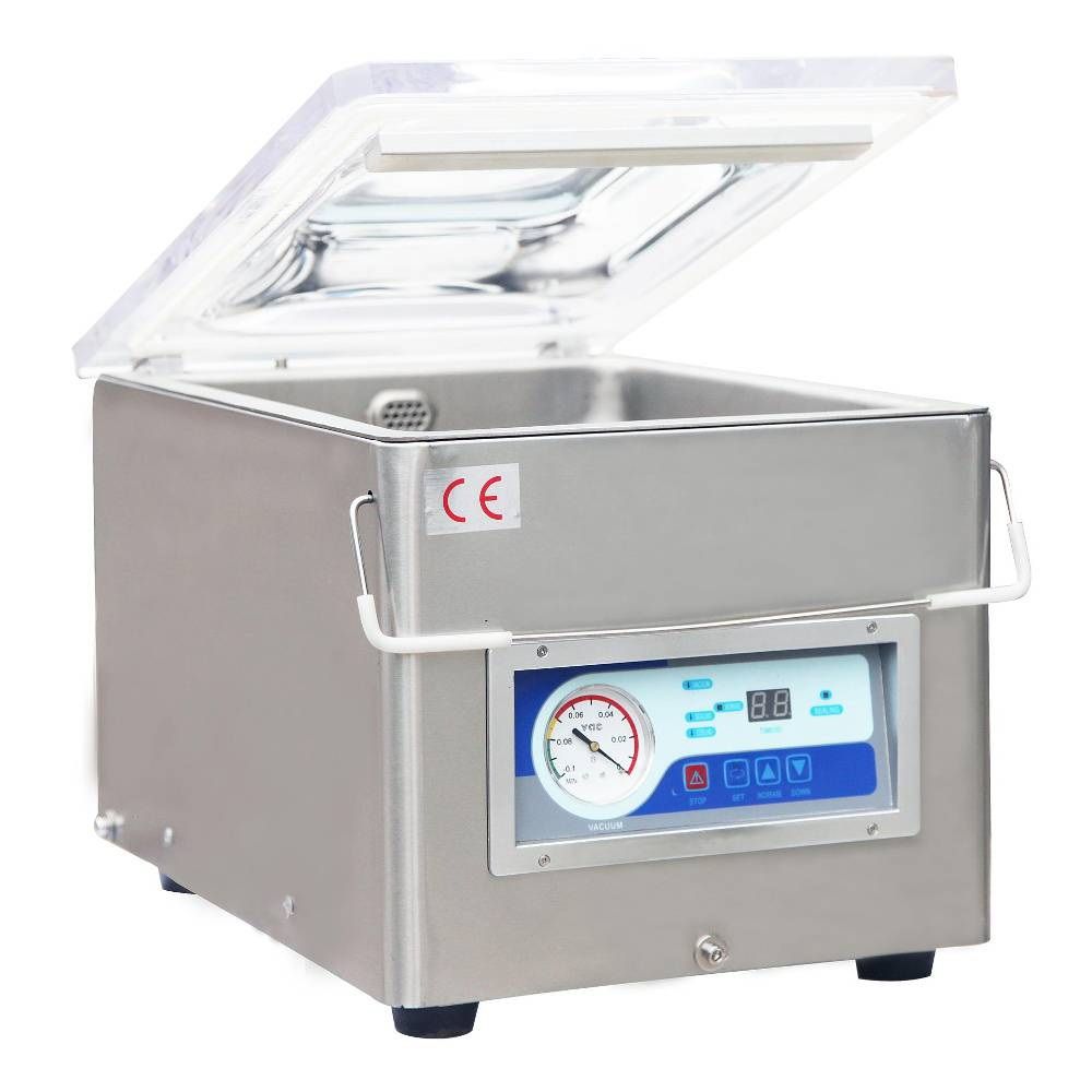 картинка Упаковщик однокамерный Hualian Machinery DZ-260 (нерж.) интернет-магазин Хладекс картинка Упаковщик однокамерный Hualian Machinery DZ-260 (нерж.) от магазина Хладекс