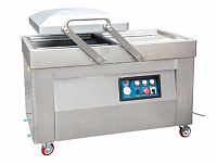 Упаковщик двухкамерный Hualian Machinery DZ-510/2SA SS (нерж.,обрезка) (HVC-510S/2A)