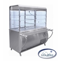 картинка Прилавок-витрина холодильный ПВВ(Н)-70М-С-01-НШ интернет-магазин Хладекс