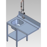 Стол предмоечный СПМФ-7-1 для посудомоечной машины МПК-500Ф